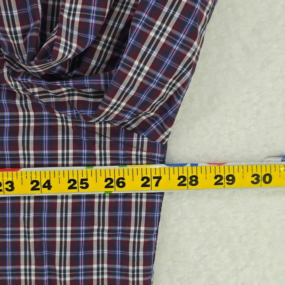 UNTUCKit Men's‎ XXX Large Plaid Button Down Shirt Long Sleeve Nylon Spandex - Picture 4 of 11